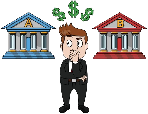 depositphotos 99496348 stock illustration businessman confused choosing bank removebg preview 5 Bancos em Lisboa